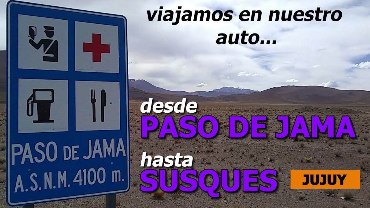 🚗 Ruta Nacional 52 - JUJUY 🎵 Viajamos en nuestro auto de Paso de Jama a Susques 🟠 4100 msnm