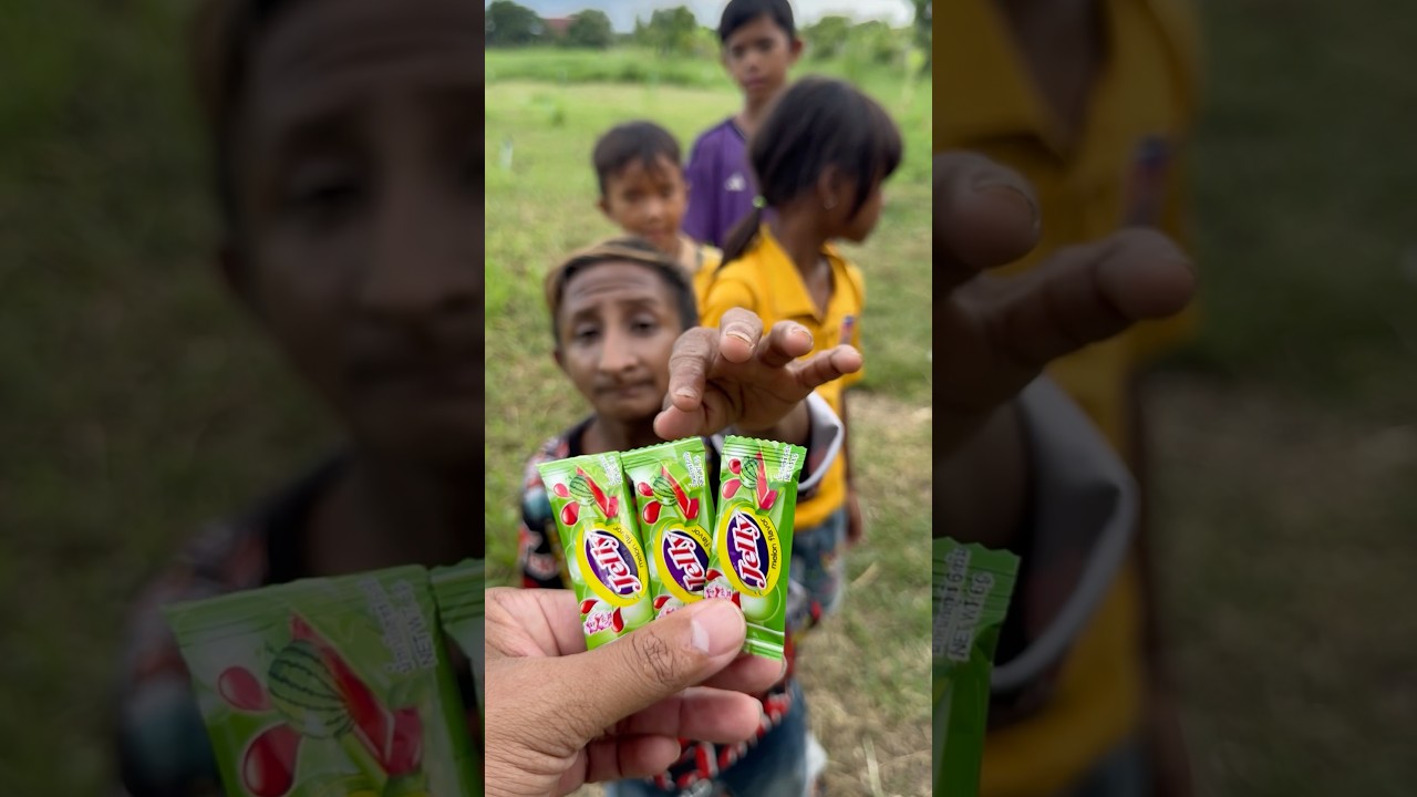 Yummy Bites JELLY MELON 🍉 Flavor Gummies eating by #masterlee |#viralvideo #satisfying #fyp #gummy