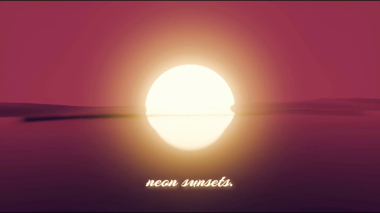 Neon Sunset - Blue On Blonde [Official Lyric Video]