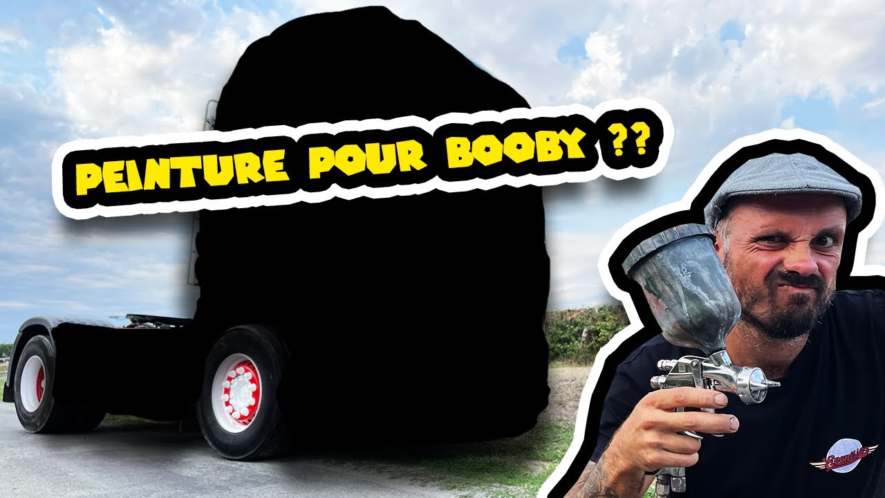 NOUVELLE PEINTURE POUR BOOBY LE SCANIA V8 ??