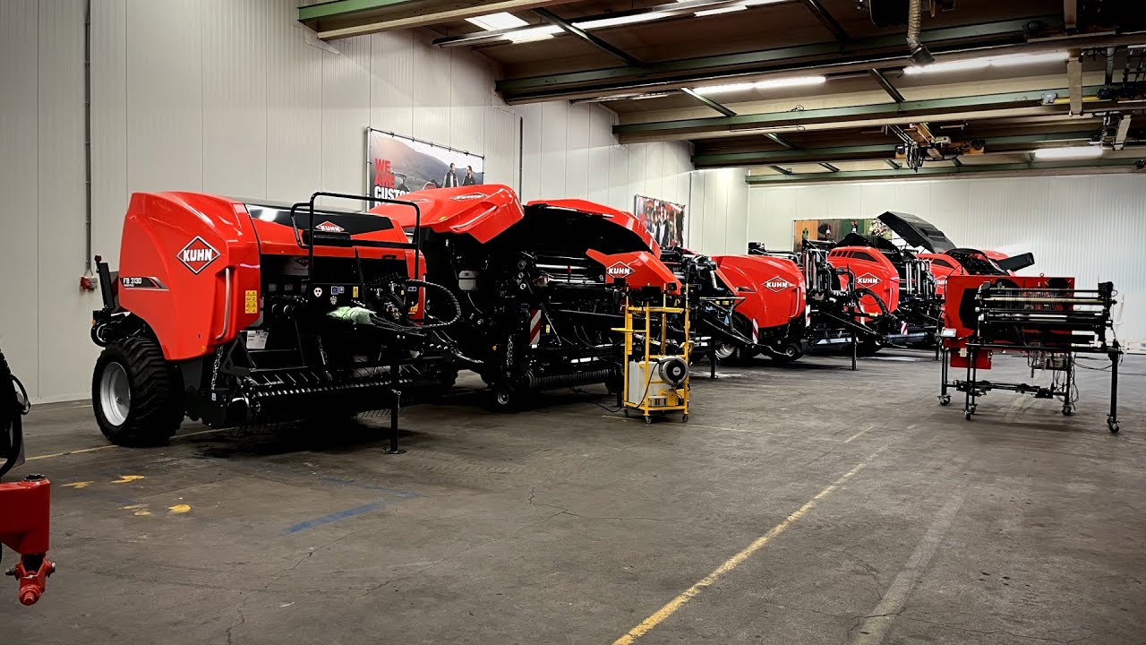 KUHN Geldrop Factory Tour: HOW BALERS ARE BUILT