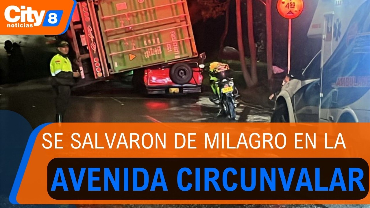 Grave accidente en la Avenida Circunvalar de Bogotá | CityTv