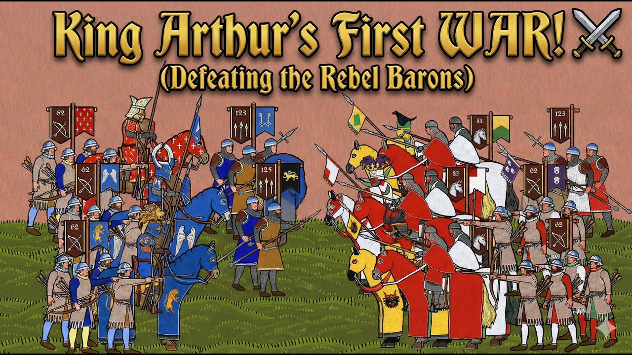King Arthur's First WAR! ⚔️ (Defeating the Rebel Barons)