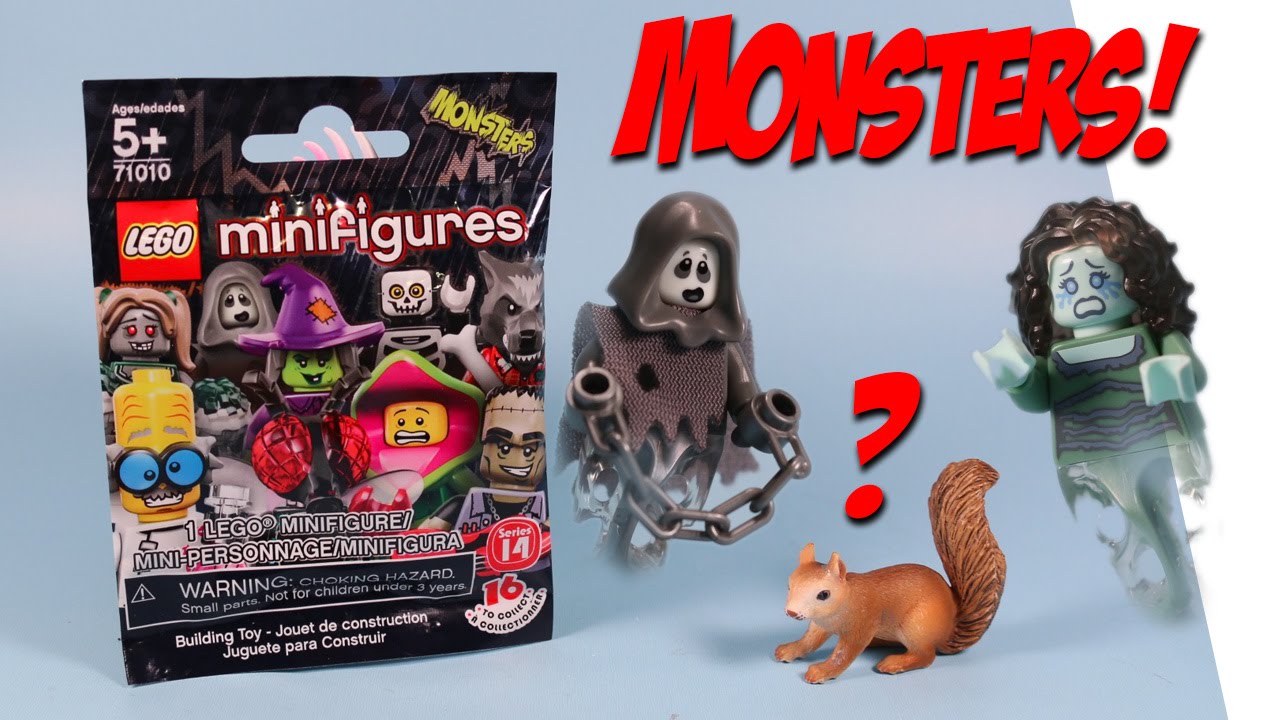 Lego Minifigures Series 14 Monsters Mystery Packs Opening
