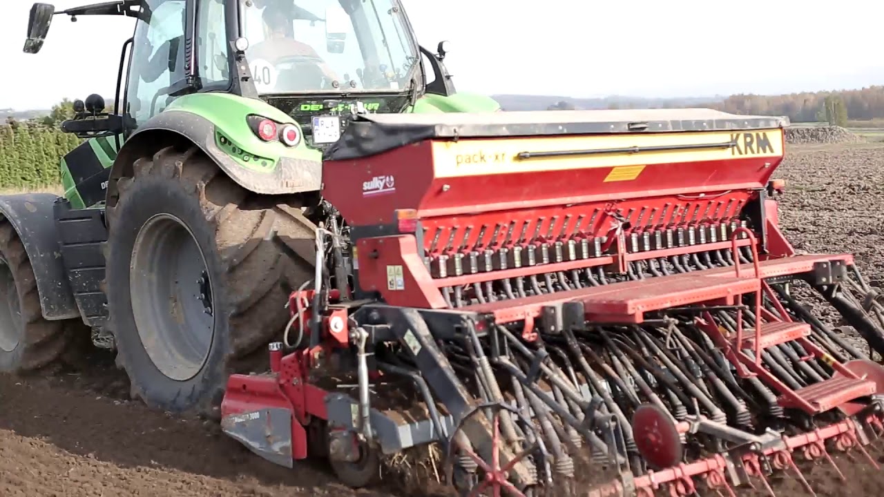 Siew Pszenicy 2020 - Deutz Fahr 6165