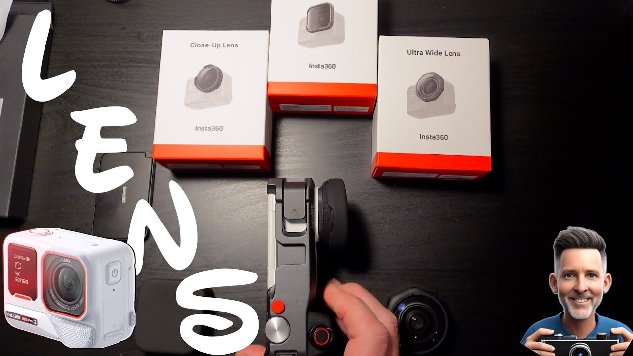 Insta360 Ace Pro 2 Сверхширокоугольный объектив для макросъемки и кинематографических съемок #ins...