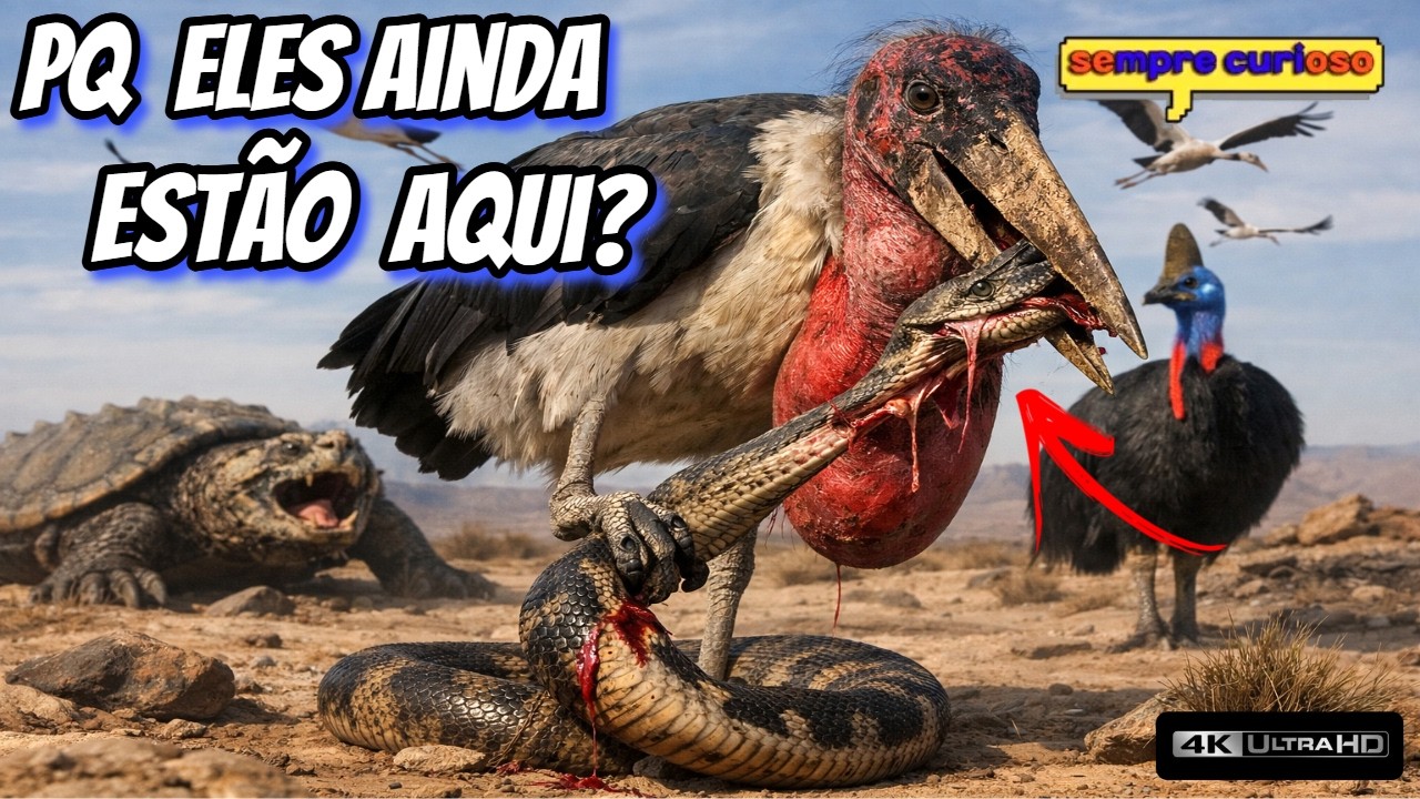 NÃO MORRERAM: Animais Pré-históricos Que Ainda Estão Vivos