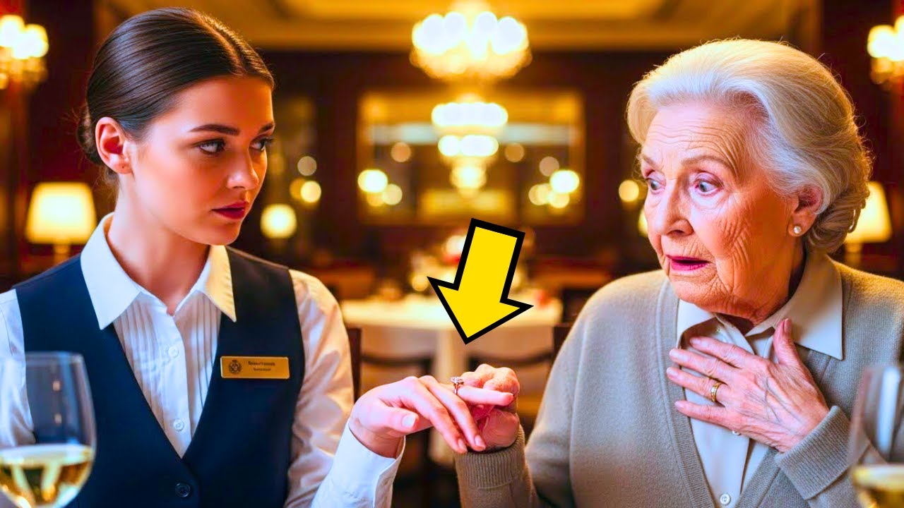 THE BOSS’S GRANDMOTHER FROZE WHEN SHE SAW HER LOST GRANDDAUGHTER’S RING IN THE WAITRESS’S HAND...