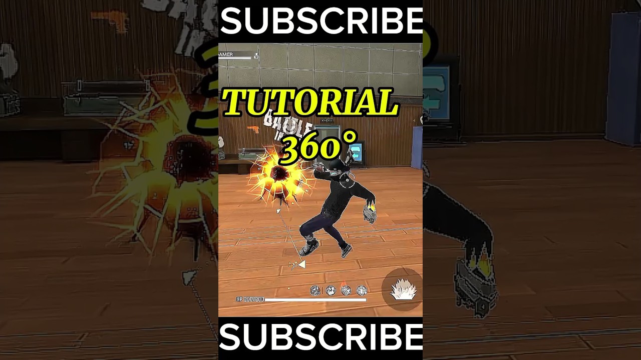 360 degree bug in free fire tutorial 🔄With HANDCAM😱#shortsfeed #freefire