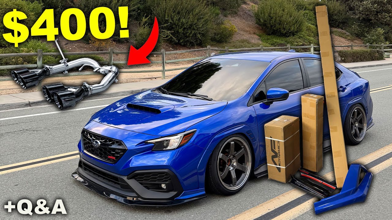 Бюджетная выхлопная система и запчасти за 400 долларов ПРЕОБРАЗУЙТЕ мой Subaru WRX 2025 года!