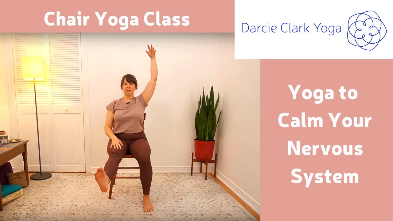 Chair Yoga for Nervous System Support ending with Facial Self-Massage