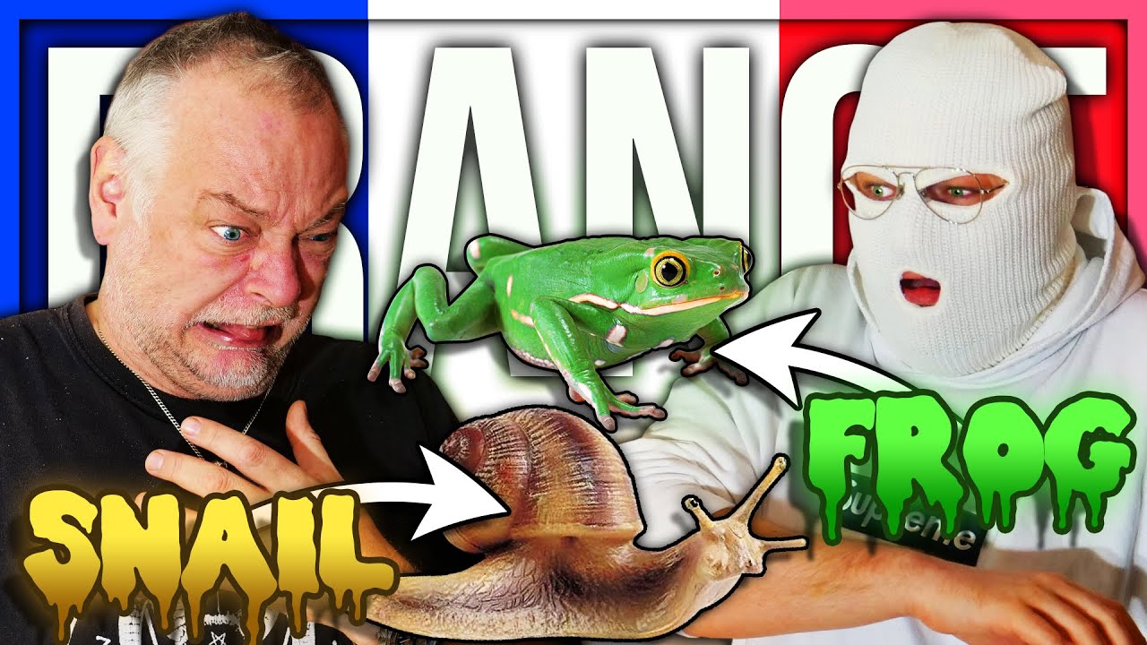 ANOMALY AND PAPA EAT SNAILS AND FROGS (FRENCH FOOD)