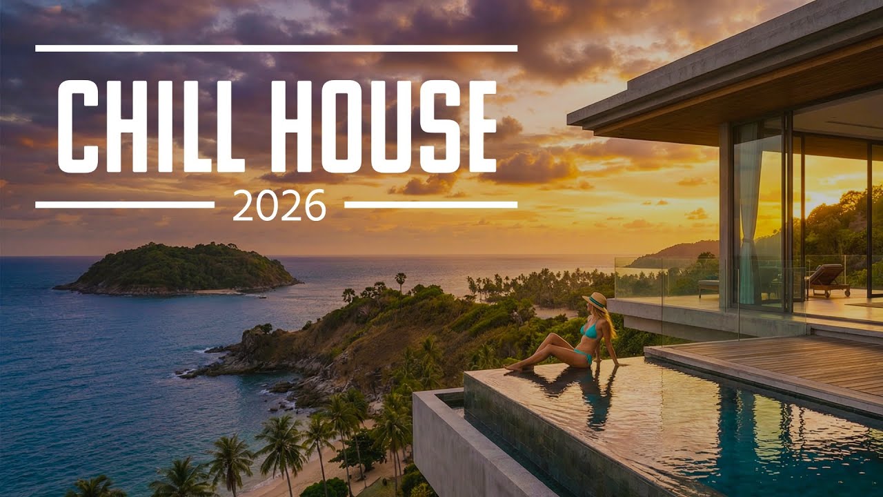 Chill House Lounge 2026 🌊 Sunset Ocean Relax
