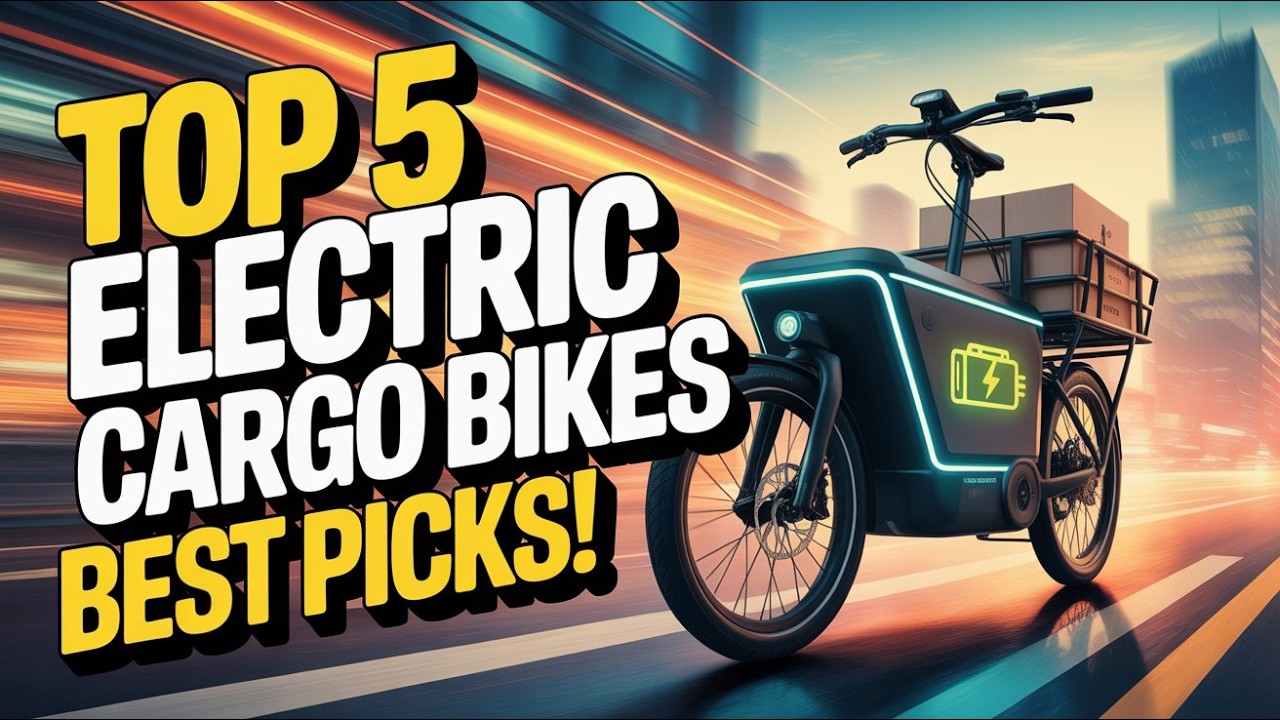 Top 5 Best Electric Cargo Bicycles in 2026 🚲⚡ | Haul More, Ride Easy!