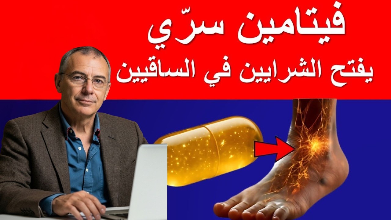 أقوى فيتامين لكبار السن: يفتح شرايين الساقين ويذيب الجلطات ويحفّز الدورة الدموية