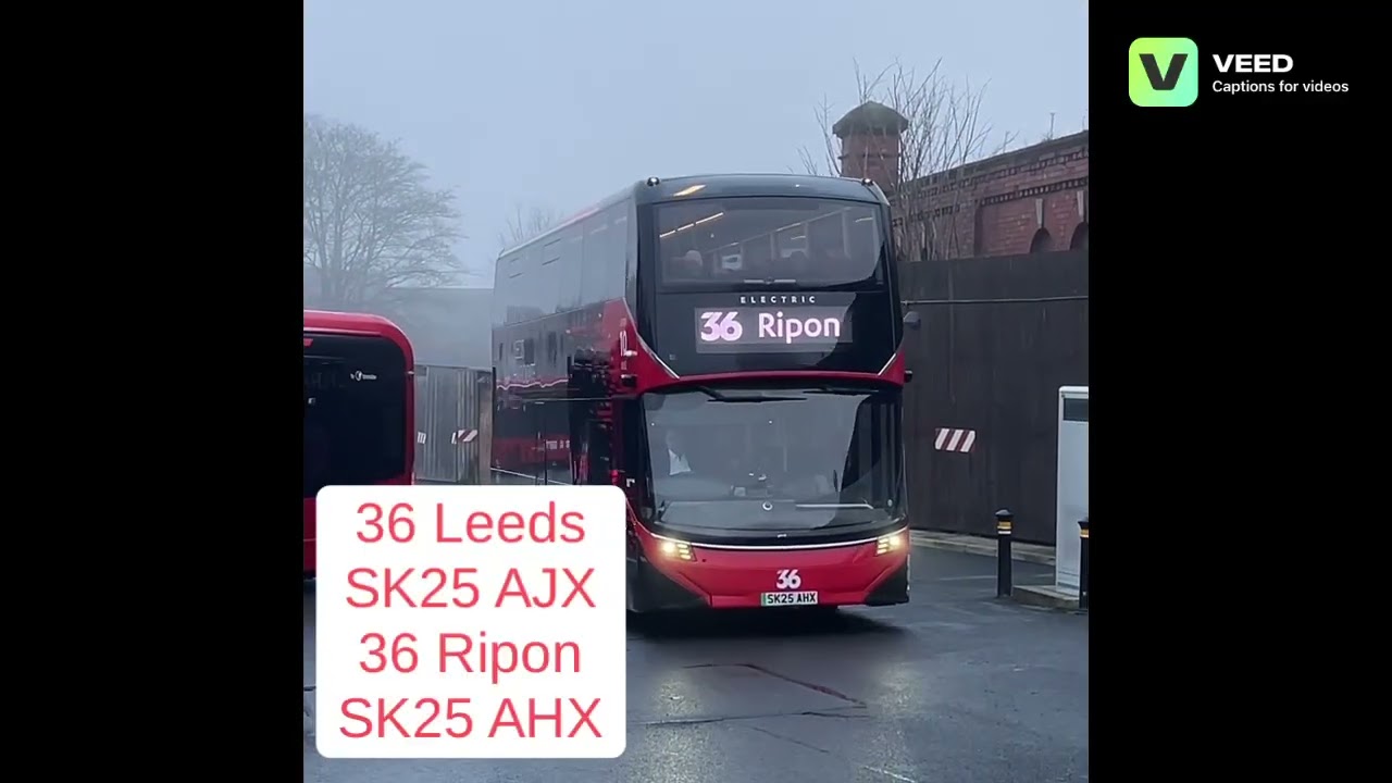 Buses at Harrogate Bus Station 20/12/2025