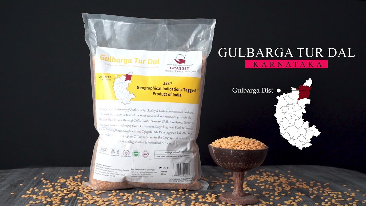GiTAGGED&reg; Gulbarga Premium Tur Dal | Arhar Dal |