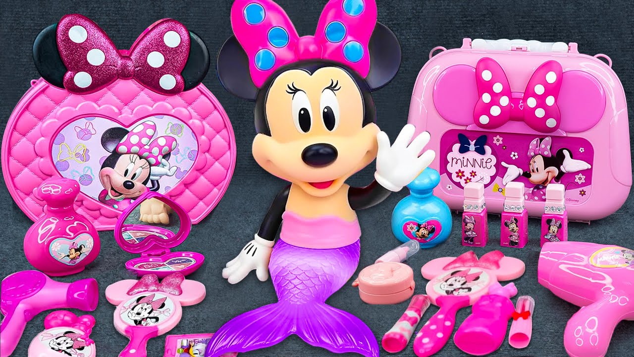 60 Minutes Satisfying Unboxing CUTE Minnie Makeup Set, Disney Beauty Playset ASMR | Review Toys