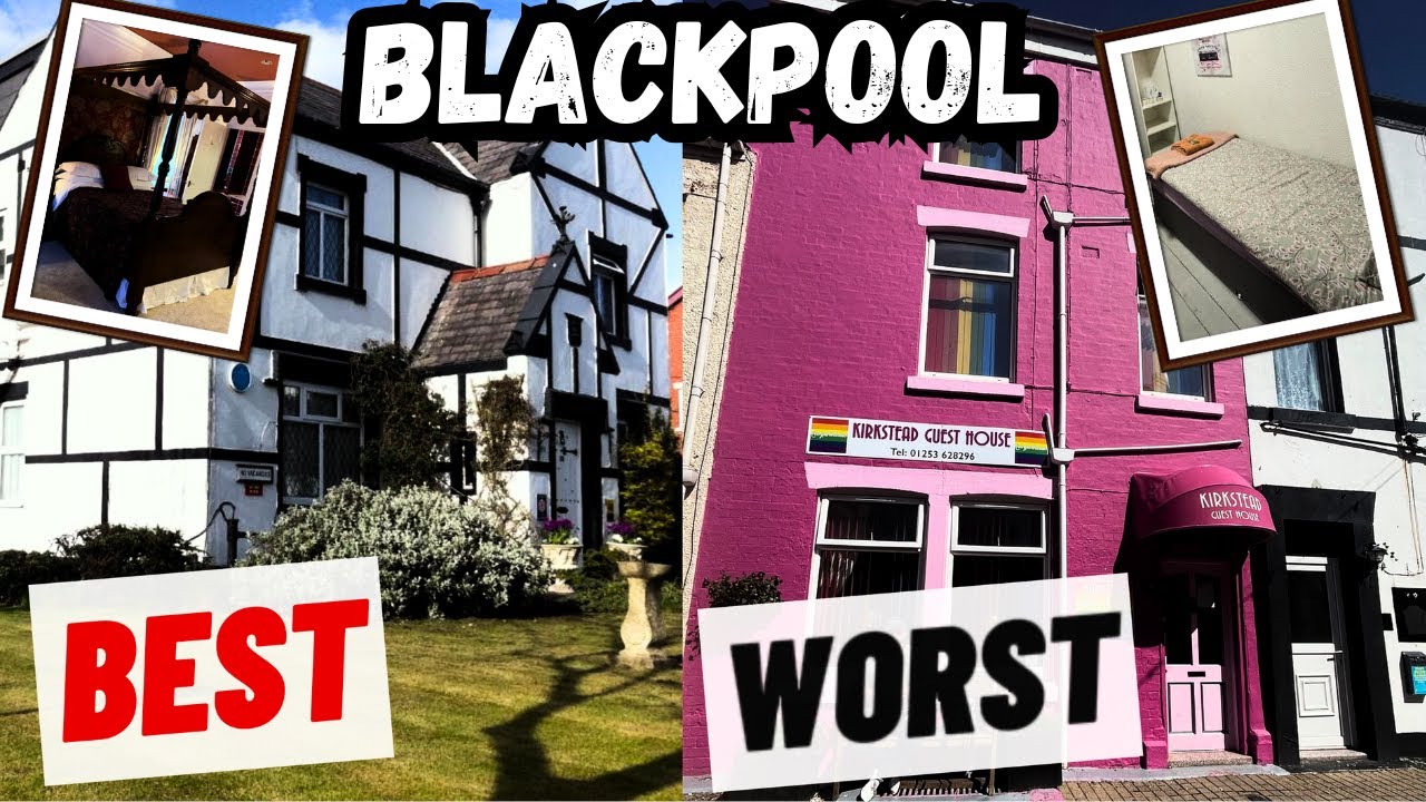 I stayed in THE WORST RATED HOTEL in Blackpool & then I stayed in THE BEST RATED HOTEL in Blackpool