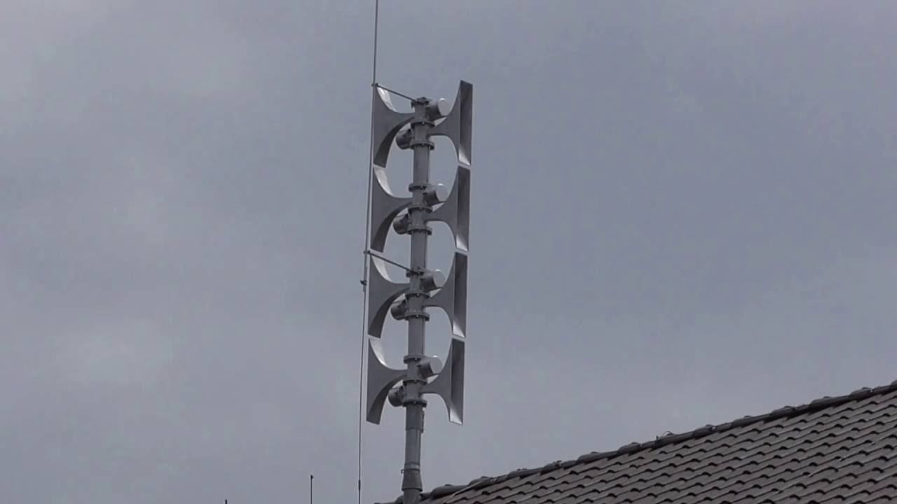 Sirenenprobe der neuen Elektronischen Sirene in Arnsberg