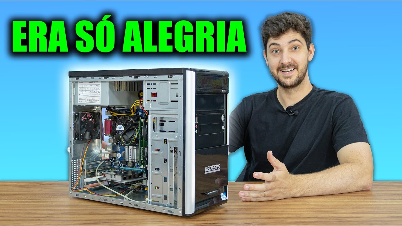 REMONTEI MEU PRIMEIRO PC “GAMER” DE 15 ANOS ATRÁS