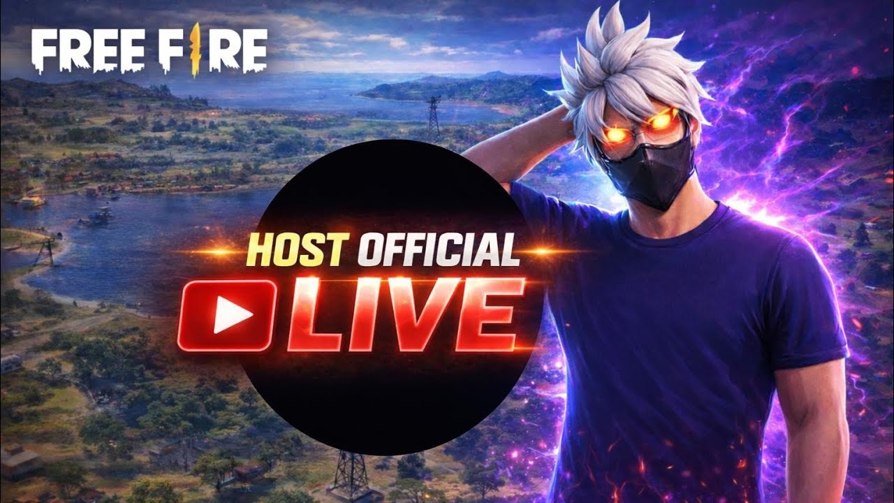 HOST OFFICIAL LIVE , LIVE GULID TEST , LIVE REACTION , LIVE TEAMCODE GIVEAWAY , #freefire , #raistar