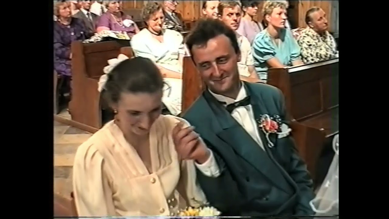 16.07.1994 - PRZYJĘCIE SAKRAMENTU MAŁŻEŃSTWA W KOŚCIELE NMP W MYDŁOWIE -(MŁODZI - EWA I JACEK)