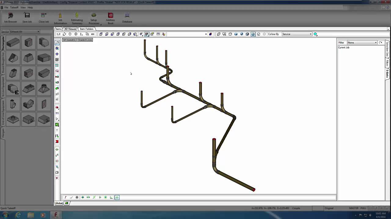 User Interface of Fabrication ESTmep