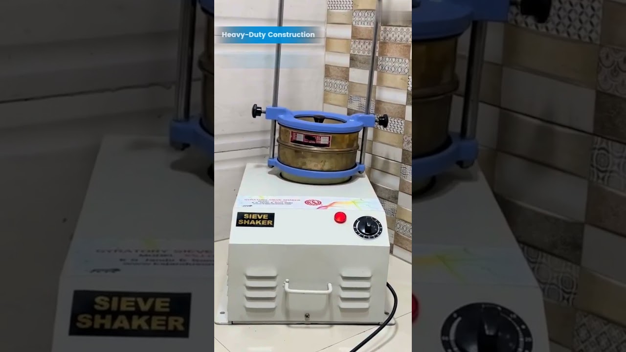 Quick Look: KSJ Gyratory Sieve Shaker for Easy Lab Testing