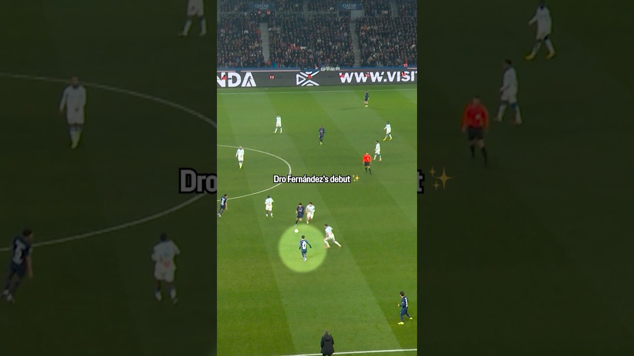 Dro&rsquo;s debut vs Marseille ✨