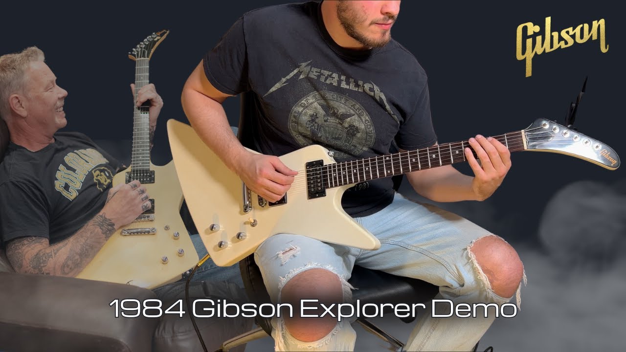 1984 Gibson Explorer Demo: History, Sounds & Metallica Riffs!