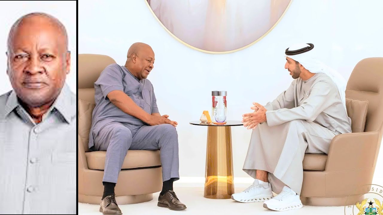 WOW! President Mahama&rsquo;s Grand Reception by Dubai Prince Ahead of World Government Summit 2026