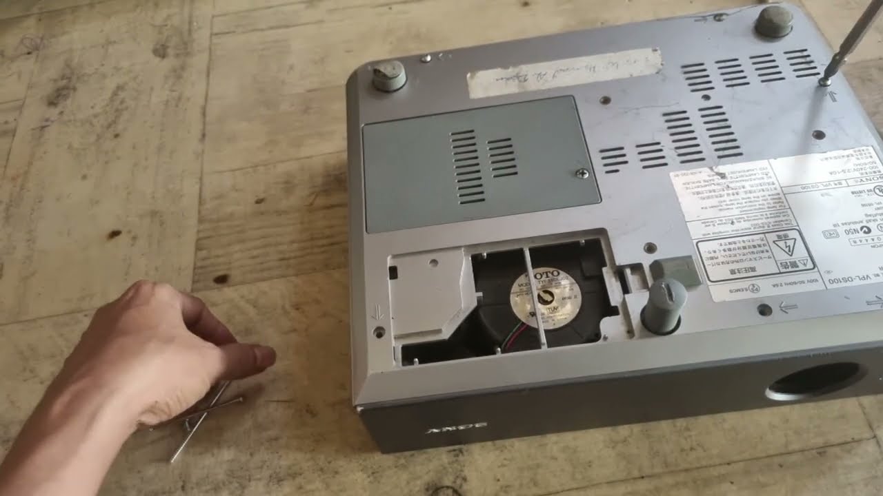 Belajar memperbaiki Projecktor Sony Blank Putih part1