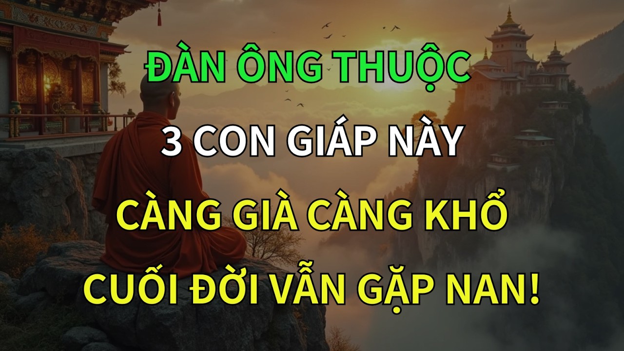 Phật Dạy: 3 Con Giáp Đàn Ông Càng Già Càng Khổ – Lận Đận Cả Đời!