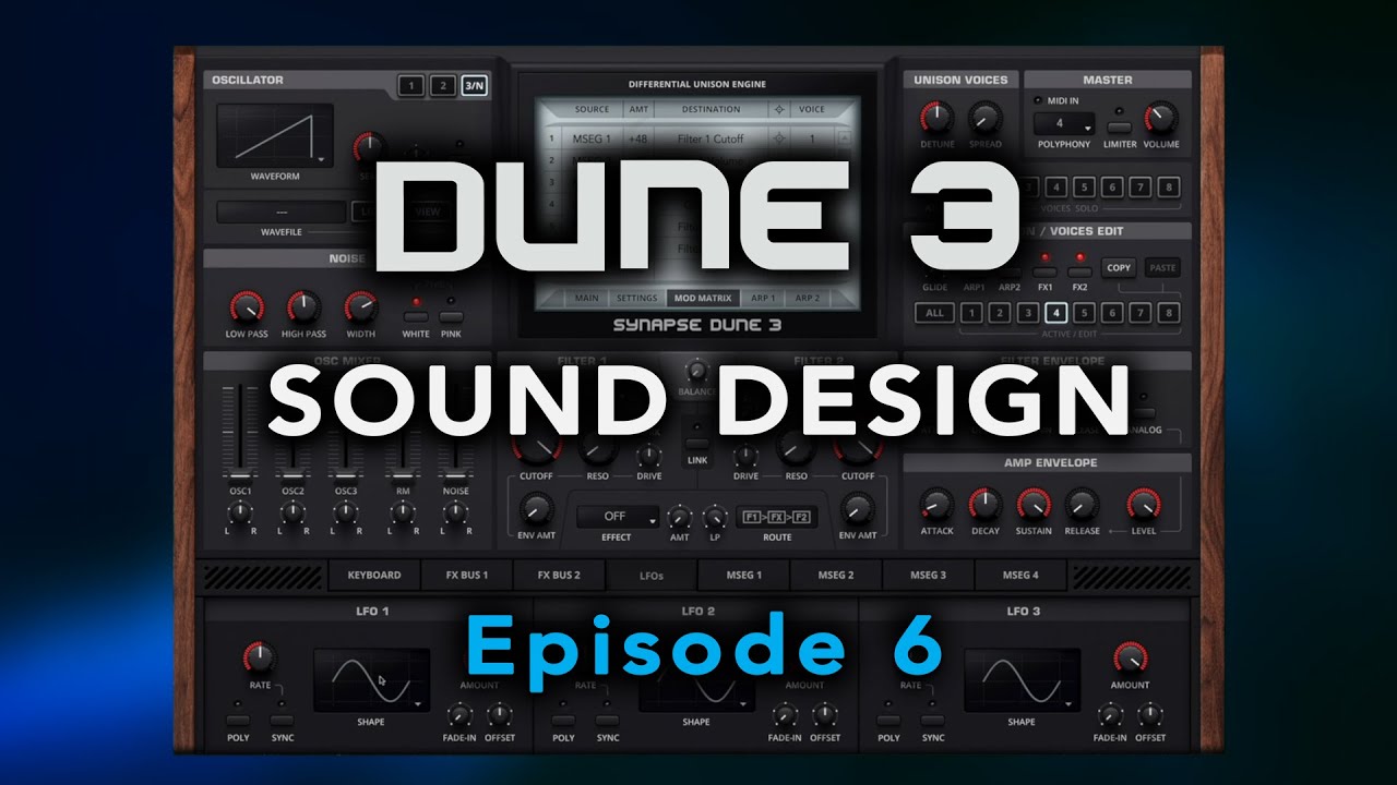 DUNE 3 Sound Design Tutorial Episode 6: Synth Choir