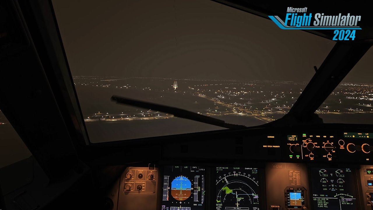 Fenix A321 | Landing in Amsterdam | MSFS 2024