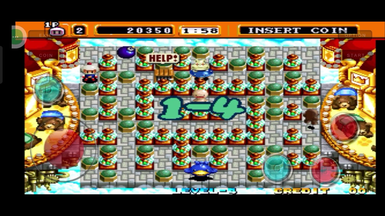 Neo BomberMan Speed Run Any (%) Stage 1-6 on Mame4droid.