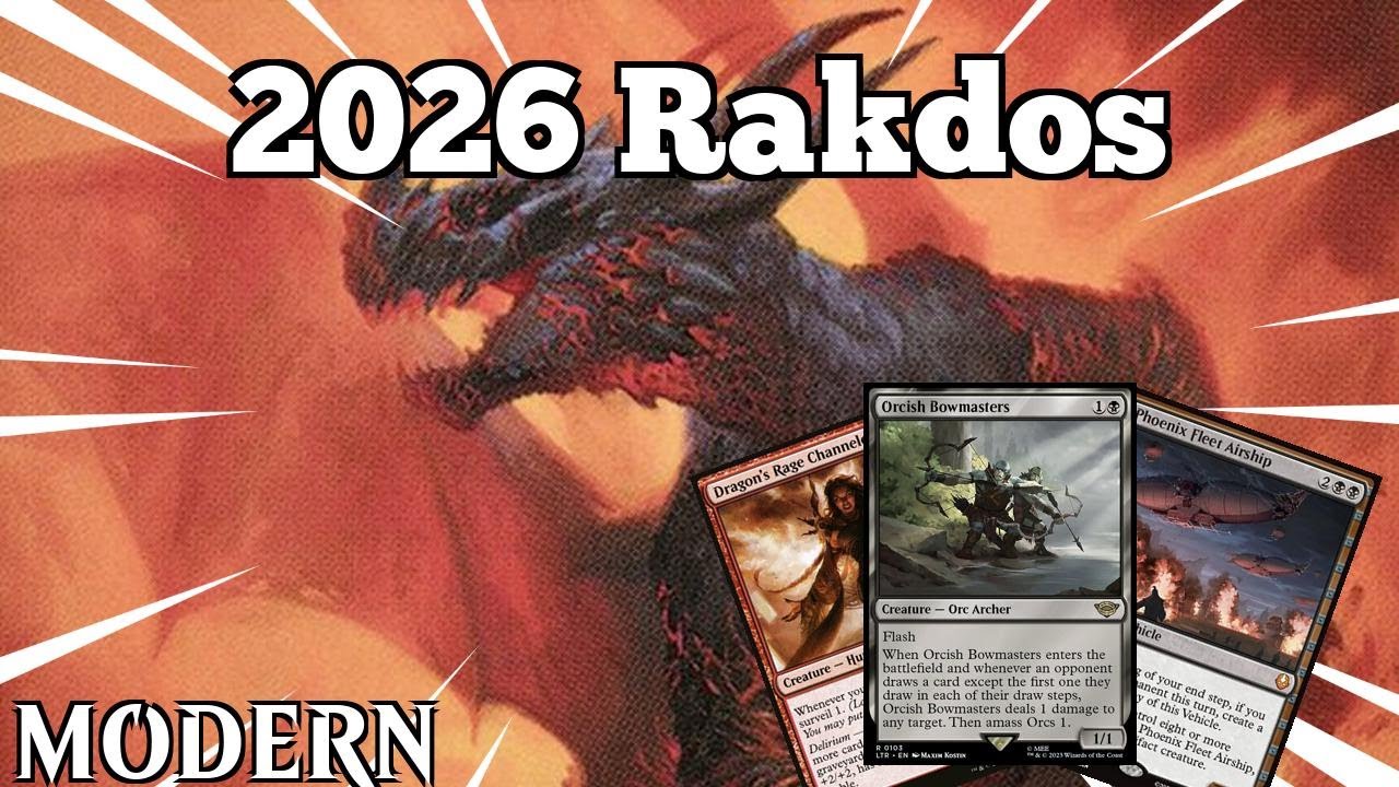 Insanely Interactive, Grossly Grindy & Crazy Competitive? | 2026 Rakdos | Modern | MTGO