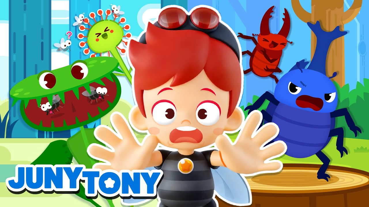 🐜Serangga di Sekitar Kita!🐜｜Lagu Serangga Anak｜JunyTony Bahasa Indonesia