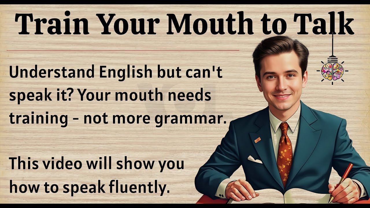 Train Your Mouth to Talk || Graded Reader || Speak Fluently English ✅️