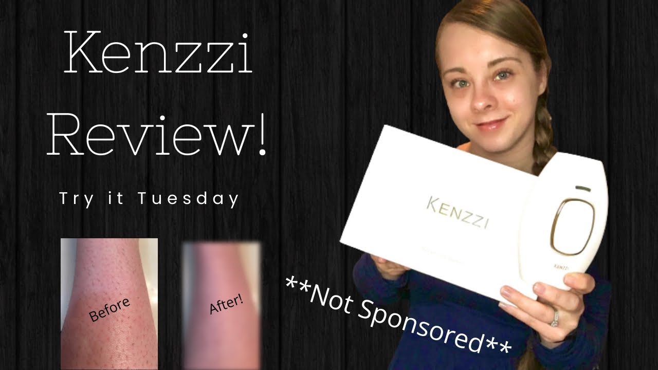 KENZZI IPL HAIR REMOVAL DEVICE REVIEW! 