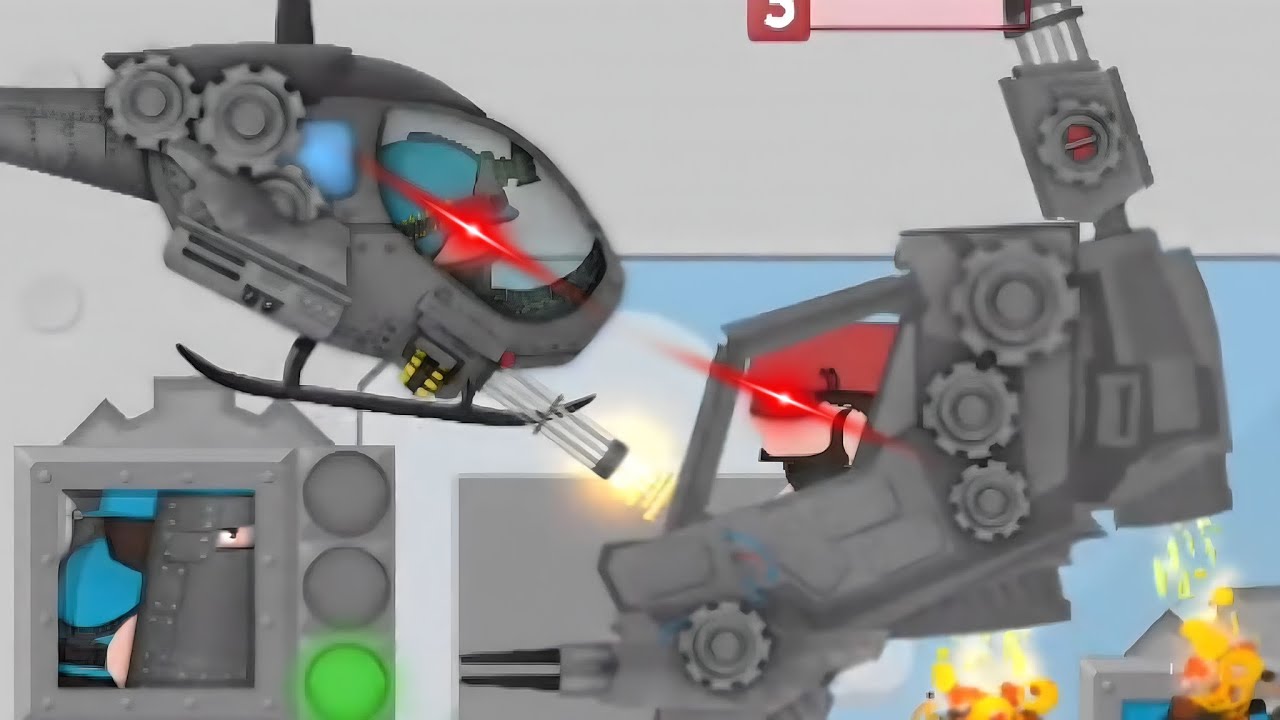 2 CỖ MÁY BIẾT BAY CHẠM NHAU | Clone Armies