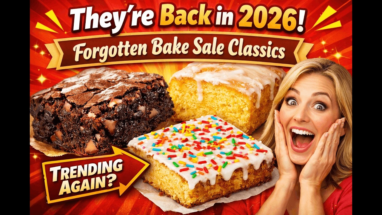 Forgotten School Bake Sale Classics Making a Comeback in 2026 | Easy Vintage Dessert Recipes