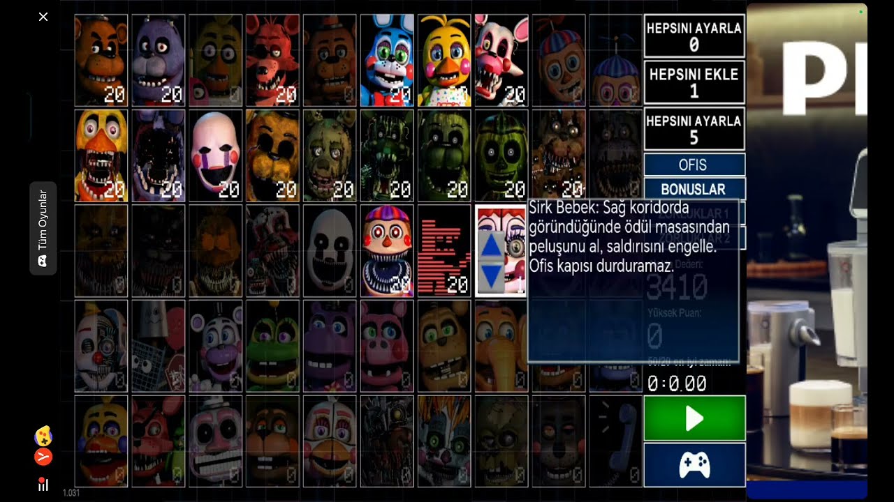 Gamesden fnaf 1 oynadım ve granny 2 de oynadım