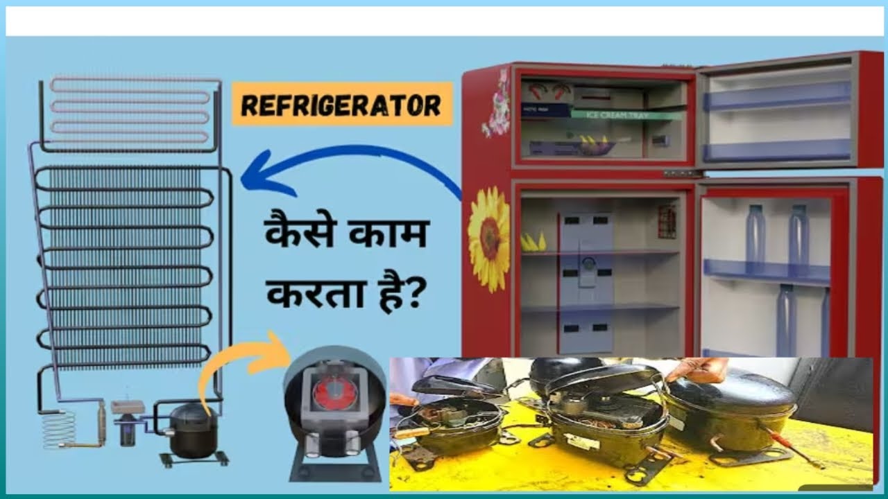 fridge compressor kya hota hai !fridge compressor kaise kaam karta hai ! compressor kaise check kare