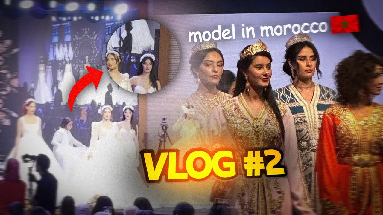 A day in my life as a model ❤️🇲🇦 عيشو معايا نهار كامل كعارضة ازياء فالمغرب 🫶🏻