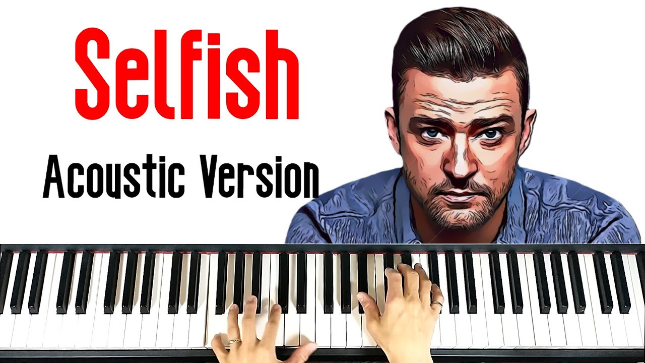 Selfish Piano Accompaniment Tutorial (How to Transpose) | Justin Timberlake