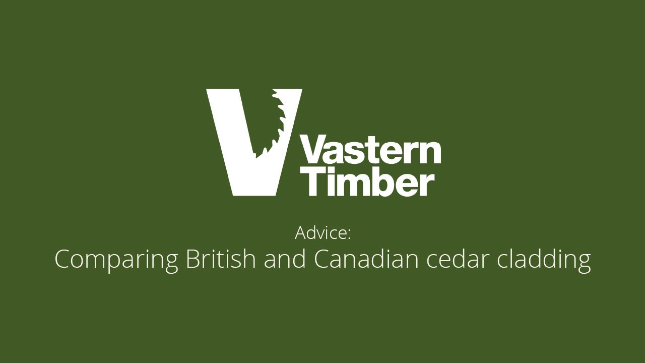 Comparing British and Canadian cedar cladding
