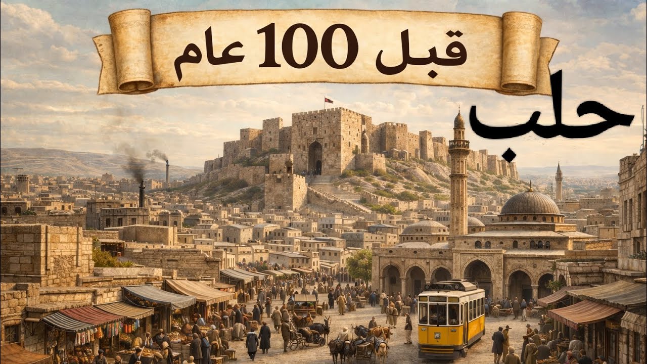 حلب قبل 100 عام 