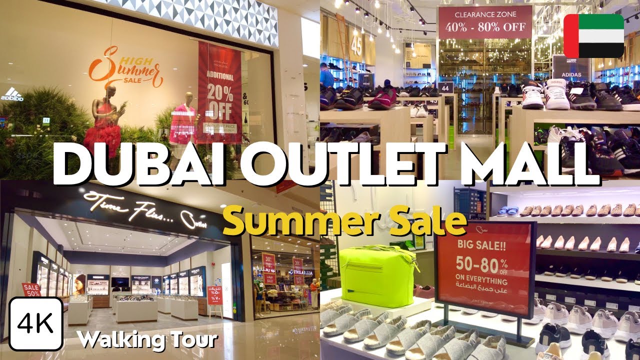 Dubai Outlet Mall!! Shopping in Dubai 2023!! 🇦🇪Amazing Deals and Luxury Brands | 4K (Walking Tour)